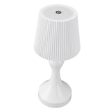 LED Cordless Table Lamp Iron Plastic Pleated Touch Control Stepless Dimmable USB Rechargeable V1294-YM0901-3119240085012