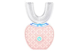 U-Shaped Electric Toothbrush 360-degree Sonic Cleaning Tooth Brush for Adults-pink V1263-JX-7493-2