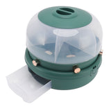 Stackable Grain Storage Container Single Layer 6 Grids Rotating Rice Dispenser for Kitchen V1294-YM0717-3118220217011