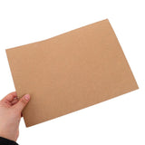 Durable Chipboard Sheets Brown Kraft Paper for Scrapbooking and Photo Backing Boards 100Pcs V1370-AZ4-20222