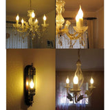 LED Bulb E14 Flame, Candle Shape, Warm White 2700K, 4W Incandescent Equivalent 40W, 400Lm, Pack Of V1188-MS-227-0892
