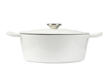 TOQUE 4L Enamel Dutch Oven Pot in White Colour KT0180-4L-WH_NZ