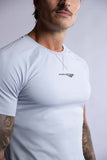 HARD HITTERS RAGLAN CREW TEE STEEL BLUE LARGE V697-RAGLAN-CREW-TEE-STEEL-BLUE-LARGE