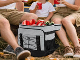 25L Insulated Cooler Backpack Freshness Preservation Backpack - Grey V1308-DSZKI-203-2