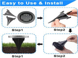 16 Pack Solar Ground Lights, Waterproof In-Ground Landscape Lights for Garden Paths, Lawns, Patios V1189-LC-AMZ-00220