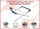 Fender Work Bench Panel Stand Curved Legs Panel Repair Beating Spray Painting V63-840581