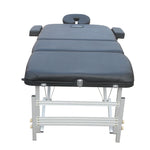 YES4HOMES 3 Fold Portable Aluminium Massage Table Massage Bed Beauty Therapy Black V278-3FOLD-ALUM-57F-BK