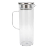 1100ML Cold Water Bottle Transparent Cold Water Pitcher Juice Jug with Lid for Home UseStainless V1294-YM0901-3118210130912