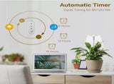 Angel Halo Ring LED Plant Grow Light, Full Spectrum Warm White & Red Blue for Succulents, Flowers, V1341-ZY-DVK5MMNN-3PCS-B