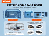 Inflatable Paint Booth 23x13.1x9ft Inflatable Spray Booth 750W480W Blower V952-CQSPQFLSKCGLKCDG9V3