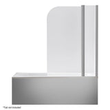 180 Degree Pivot Door 6mm Safety Glass Bath Shower Screen 1200x1400mm By Della Francesca V63-830121