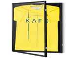Jersey Display Frame Case, 590 x 790 x 40 mm, Large Lockable Sport Jersey Shadow Box with 98% UV V952-QYZSKJZX233356UORV0