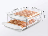 Egg carton - Egg storage box - Kitchen storage box - Double-layered, stackable - Suitable for 40 V1188-MS101-01016-1