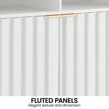 Sarantino Eleni 2-Door Sideboard - White TBL-751-00-WHT