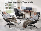 Artiss Gaming Office Chair with 8 Point Message Reline Ergonomic White MOC-L-GC-8P-BK-WH