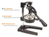 Heavy Duty Commercial Cast Iron Manual Juice Press Citrus Juicer for Oranges, Lemons, Pomegranates V324-JPRESS-MA