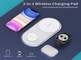 CHOETECH T317 2-in-1 Dual Wireless Charger Pad V28-ELECHOT317