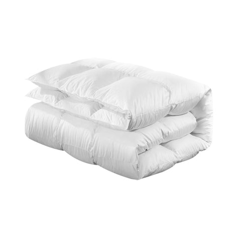 Giselle Bedding 500GSM Goose Down Feather Quilt Queen QUILT-GOOSE-95-Q