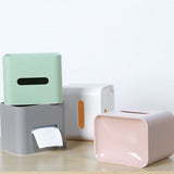 Decorative Tissue Box Holder and Napkin Organizer for Home, Office, Kitchen, and Daily Use V1192-AZ-W-22250