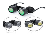 10x Telescope Red Polarised Grey Polarised Lens 10x HD Fishing Binocular Glasses - Polarized V888-ELOSUNG28354