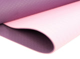 Powertrain TPE Yoga Exercise Mat Home Gym Pilates Fitness 8mm Thick in Dark Purple YM-TPE-DHG-PU