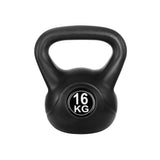 Everfit 16kg Kettlebell Set Weight Lifting Bench Dumbbells Kettle Bell Gym Home FIT-K-KB-16KG-BLACK