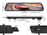 Wifi 10" 2K Dash Cam RearView Camera Reversing Recorder Comes with Free 32GB Card V462-TA-95-01