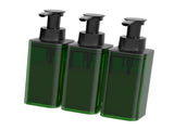 3 Chamber Soap Dispenser Wall Mount Manual Shampoo Liquid Container Leakproof Pump Head Extended V1294-YM0901-3112250034012