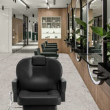 VEVOR Salon Chair, Hydraulic Recliner Barber Chair for Hair Stylist, 360 Degrees Swivel 90&deg;-130&deg; V952-SLYZ3322485Y2EKLKV0