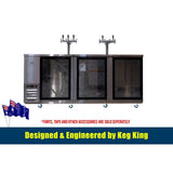 Kegerator - KegMaster Super Deluxe - Three Door V225-7716