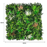 Wild Tropics Vertical Garden / Green Wall UV Resistant 100cm X 100cm V637-1019775