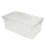 25L Slow Cooker Container with Lid Food Storage Case Multipurpose PP Transparent Clear Bin V1294-YM0901-3118250128111