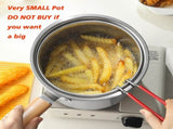 Deep fryer - Deep fryer - Saucepan - Cooking pot - Frying basket - Doughnut pan - Dutch oven V1189-WXF-260203-00510
