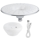 G1/2 Household Music Top Shower Spray Head for Bluetooth Function Bathroom Accessory V1294-YM0901-3112200113111