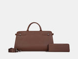 Bagco Bravura Leather Tote Set-Coffee V999-BX012504071-COFFEE