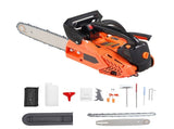 25 cc Gas Chainsaw, 305 mm Gas Powered Chainsaw, 0.75 kW Power Chain Saw with Non-Slip Handle, V952-RQLJ12INCHECGYJ4G001V0