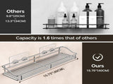 Storage rack for the bathroom, shower and kitchen - uses traceable transparent glue - no drilling V1259-DP01-BO-432