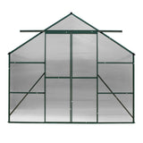 Green Fingers Greenhouse 4.43x2.44x2.15M Aluminium Polycarbonate Green House Garden Shed GH-ALU-443X244-GN-AB