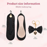 2-Pack Ballet Slipper Makeup Bag, Lightweight and Portable, Premium Smooth Fabric and Sturdy V1369-AZ3-W-12107