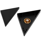 Floor Drain Set Thicken 304 Stainless Steel Concealed Triangular Sink Drain for Bathroom Black V1294-YM0718-3112210003011
