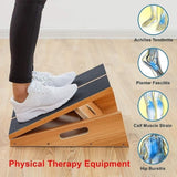 Wooden Slant Exercise Board With Adjustable Incline And Non-Slip Surface V63-836991