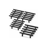 20 pcs Black Furniture Handle Black Kitchen Cabinet Handle T Handles Black Drawer Cupboard Center V1188-MS-227-0768