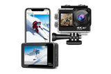 4K Action Camera Waterproof Underwater Camera with Remote Contro V1263-JX-7680