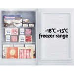 Devanti 60L Upright Freezer Fridge White UPF-60L-WH