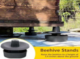 3 Sets/12Pcs Beehive Stands- Sturdy Beehive Feet Stands- Beehive Base Beekeeping Hive Support Tools V1366-AZ2-W-15745