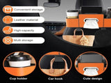 New 3-in-1 Car Seat Back Storage Box, Multifunctional Back Seat Car Organizer with Cup Holder, V1366-AZ2-W-11563
