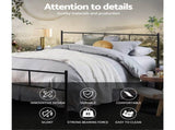 Artiss Bed Frame Queen Metal Bed Frame SOL MBED-C-SOL-Q-BK