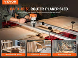 Router Sled, 1625 mm, Portable and Easy to Adjust Slab Flattening Jig, DIY Woodworking Router Sled V952-XBJHGYS64YCGJWHK6V0