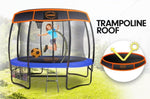 Kahuna Trampoline 14 ft with Basketball Set - Blue TRA-KAH-14-BU-BB