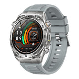 Smart Watch with Bluetooth Calling - 1.53" IPS Screen Health Tracker with Heart Rate SpO2 Sleep V1258-SMARTWATCH-04-GRAY-RUBBER